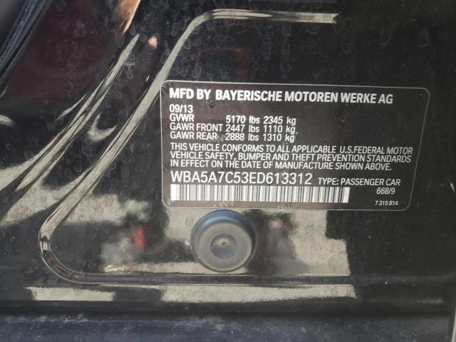 Photo 10 from auction – 2014 BMW 528 XI with VIN WBA5A7C53ED613312