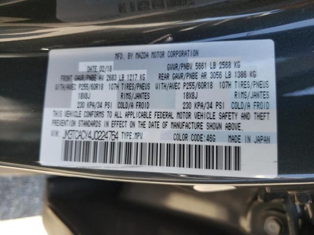 Photo 10 from auction – 2018 MAZDA CX-9 TOURI with VIN JM3TCACY4J0224764
