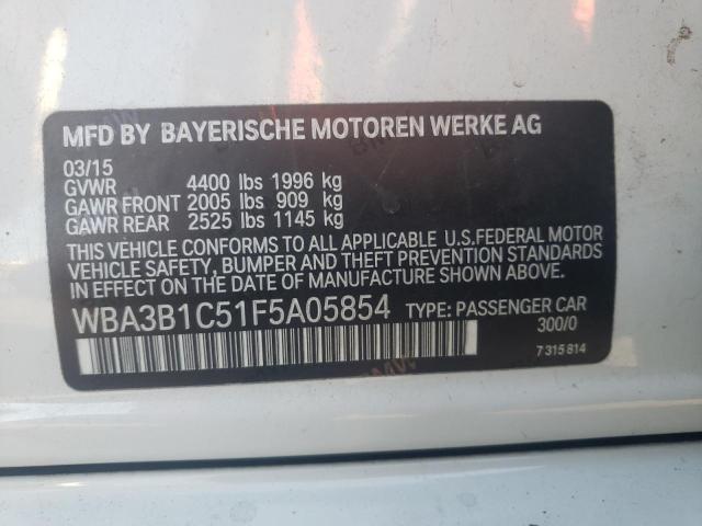 Foto 10 de la subasta – 2015 BMW 320 I con VIN WBA3B1C51F5A05854