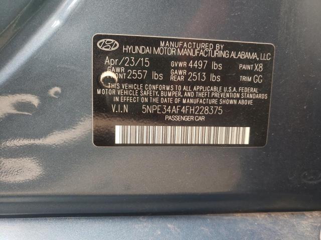 Photo 10 from auction – 2015 HYUNDAI SONATA SPO with VIN 5NPE34AF4FH228375