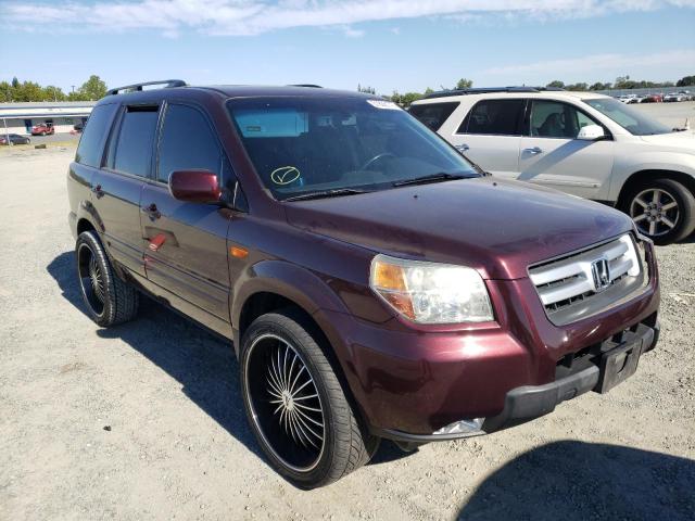 HONDA PILOT EXL 2007 with VIN 5FNYF28627B011857 - Photo from auction
