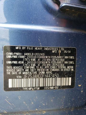 Photo 10 from auction – 2015 SUBARU FORESTER 2 with VIN JF2SJAHC0FH443450