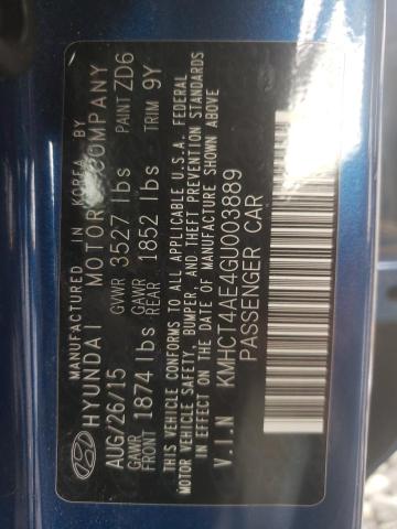 Photo 10 from auction – 2016 HYUNDAI ACCENT SE with VIN KMHCT4AE4GU003889