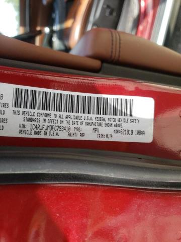 Photo 10 from auction – 2015 JEEP GRAND CHER with VIN 1C4RJFJM3FC793410