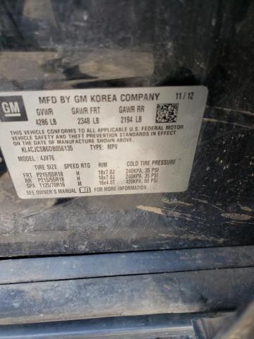 Photo 10 from auction – 2013 BUICK ENCORE with VIN KL4CJCSB6DB056135