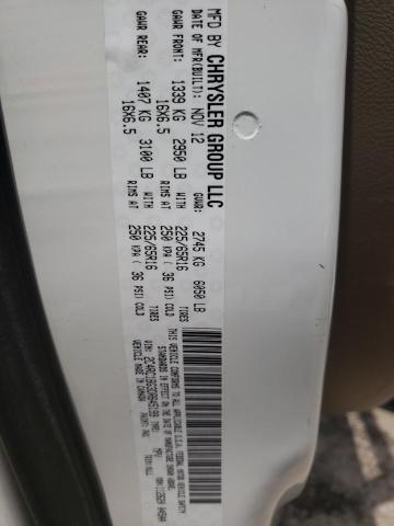 Photo 10 from auction – 2013 CHRYSLER TOWN & COU with VIN 2C4RC1BG3DR645199