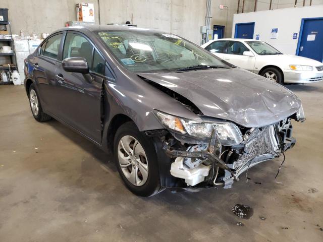HONDA CIVIC LX 2014 with VIN 19XFB2E59EE074648 - Photo from auction