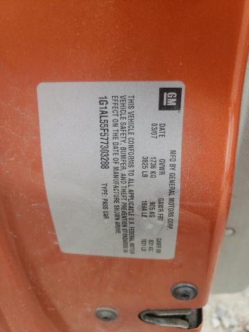 Photo 10 from auction – 2007 CHEVROLET COBALT LT with VIN 1G1AL55F577303288