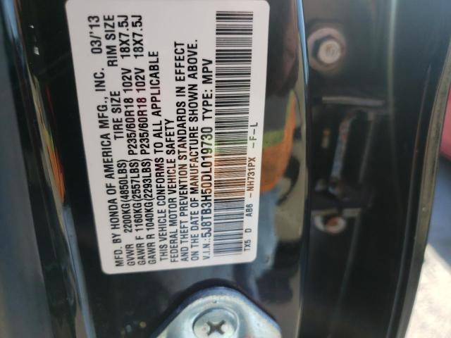 Photo 10 from auction – 2013 ACURA RDX TECHNO with VIN 5J8TB3H50DL019730