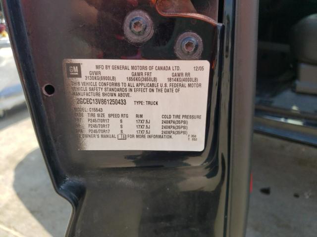 Photo 10 from auction – 2006 CHEVROLET SILVERADO with VIN 2GCEC13V861250433