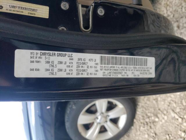Photo 10 from auction – 2011 JEEP COMPASS SP with VIN 1J4NF1FBXBD225857