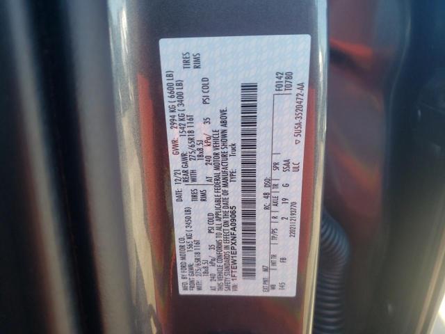 Photo 10 from auction – 2022 FORD F150 SUPER with VIN 1FTEW1EPXNFA09065