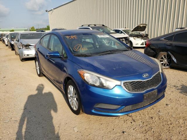 KIA FORTE LX 2014 with VIN KNAFX4A67E5161145 - Photo from auction