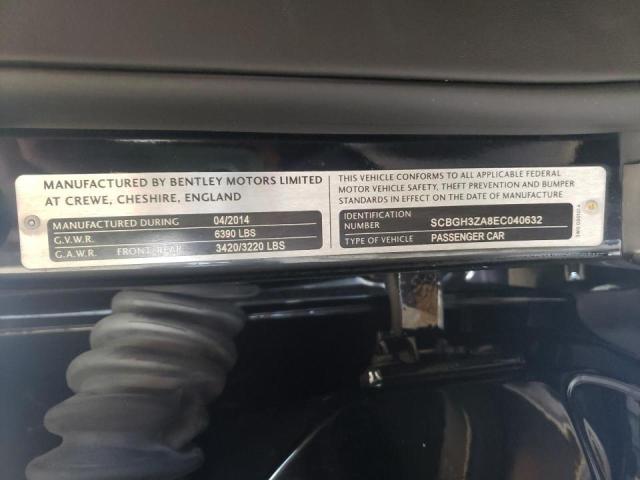 Photo 10 from auction – 2014 BENTLEY CONTINENTA with VIN SCBGH3ZA8EC040632