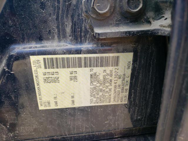 Photo 10 from auction – 2010 NISSAN ALTIMA BAS with VIN 1N4AL2APXAN413072
