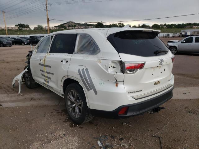 Photo 3 from auction – 2015 TOYOTA HIGHLANDER with VIN 5TDJKRFH4FS125265