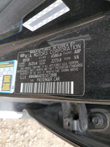 Photo 10 from auction – 2014 KIA OPTIMA HYB with VIN KNAGM4AD1E5073896