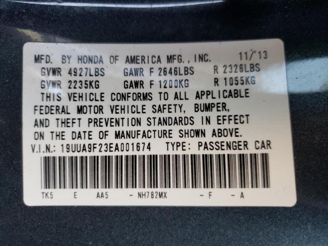 Photo 10 from auction – 2014 ACURA TL with VIN 19UUA9F23EA001674