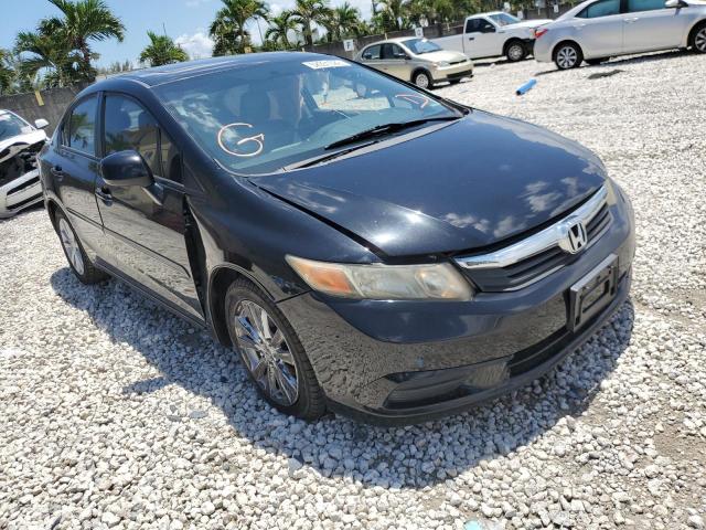 HONDA CIVIC EXL 2012 with VIN 2HGFB2F92CH543129 - Photo from auction