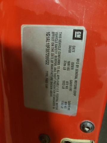 Photo 10 from auction – 2008 CHEVROLET COBALT LT with VIN 1G1AL18F387299022