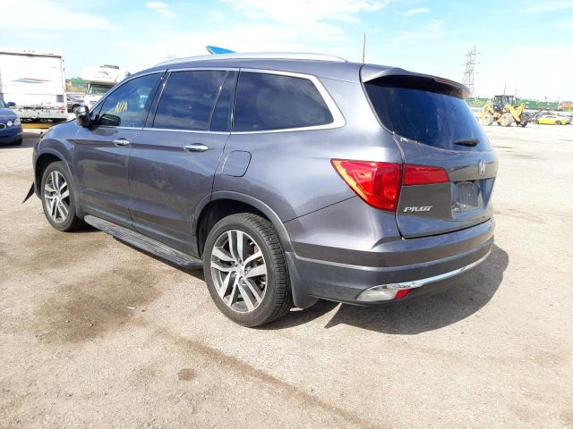 Photo 3 from auction – 2016 HONDA PILOT TOUR with VIN 5FNYF5H99GB027369