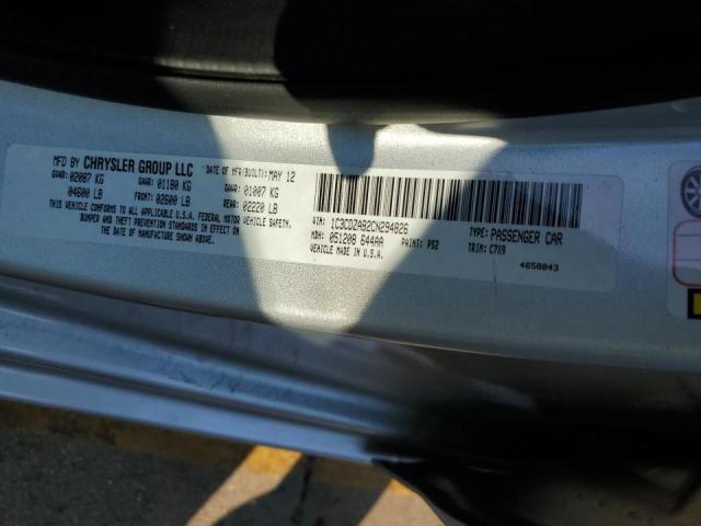 Photo 10 from auction – 2012 DODGE AVENGER SE with VIN 1C3CDZAB2CN294826