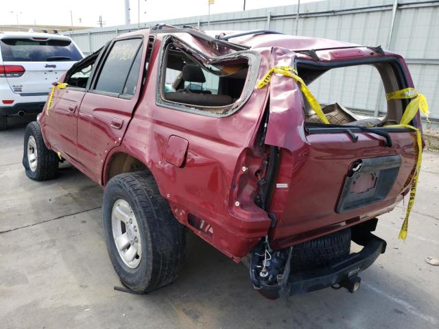 Photo 3 from auction – 2000 TOYOTA 4RUNNER SR with VIN JT3HN86R2Y0303340