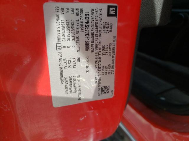 Zdjęcie 10 z aukcji – 2012 CHEVROLET SILVERADO z VIN 1GCPKSE77CF130885