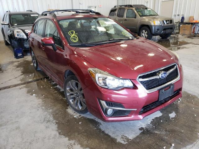 SUBARU IMPREZA SP 2015 with VIN JF1GPAY67F8235584 - Photo from auction