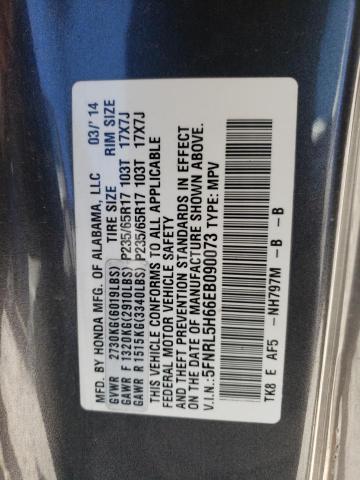 Photo 10 from auction – 2014 HONDA ODYSSEY EX with VIN 5FNRL5H66EB090073