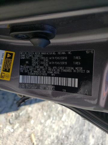 Photo 10 from auction – 2015 TOYOTA HIGHLANDER with VIN 5TDDKRFH2FS219030