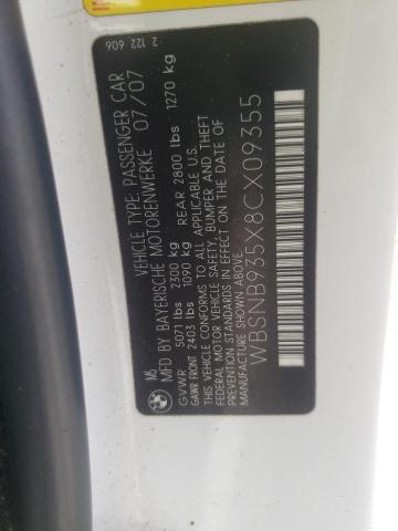 Фото 10 с аукциона – 2008 BMW M5 с VIN WBSNB935X8CX09355