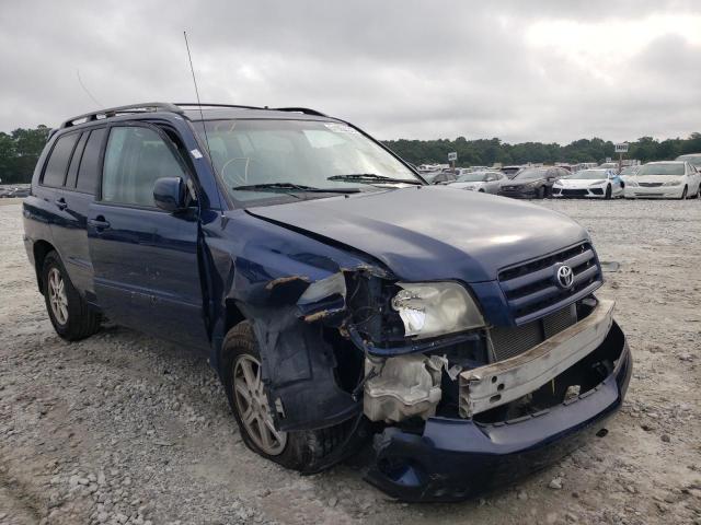 TOYOTA HIGHLANDER 2007 with VIN JTEGD21A170171318 - Photo from auction