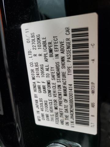 Photo 10 from auction – 2011 ACURA TSX with VIN JH4CW2H68BC001414