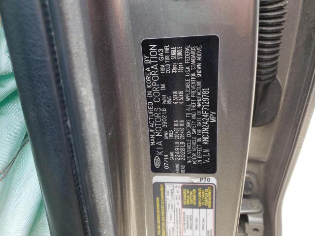 Photo 10 from auction – 2015 KIA SOUL with VIN KNDJN2A24F7129781