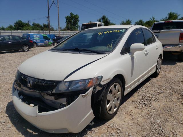 Photo 2 from auction – 2009 HONDA CIVIC LX with VIN 19XFA16569E042144