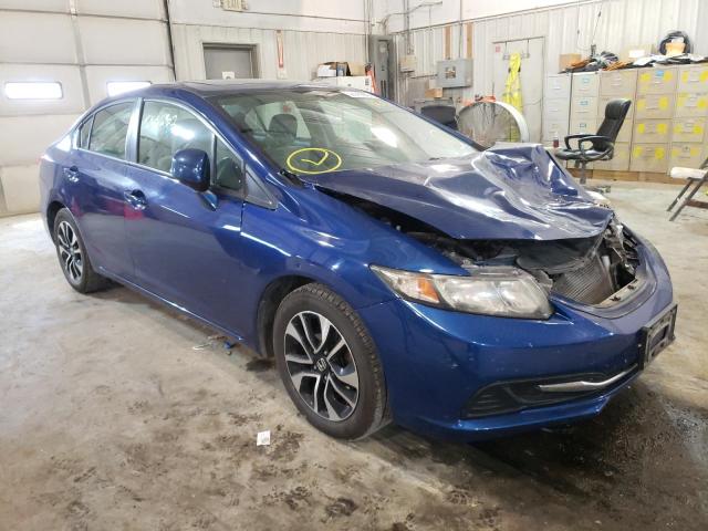 HONDA CIVIC EX 2013 with VIN 19XFB2F8XDE062306 - Photo from auction