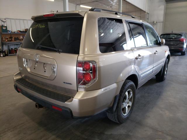 Photo 4 from auction – 2007 HONDA PILOT EX with VIN 2HKYF18467H529304