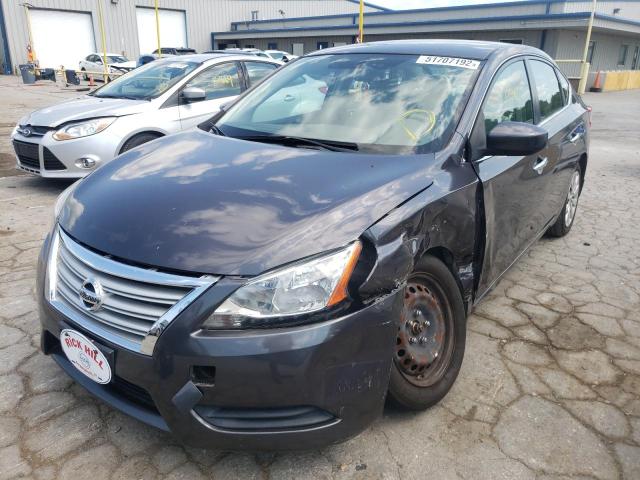 Photo 2 from auction – 2013 NISSAN SENTRA S with VIN 3N1AB7AP3DL620405