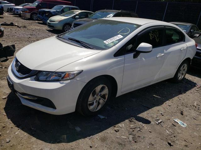 Photo 2 from auction – 2013 HONDA CIVIC LX with VIN 19XFB2F57DE063998