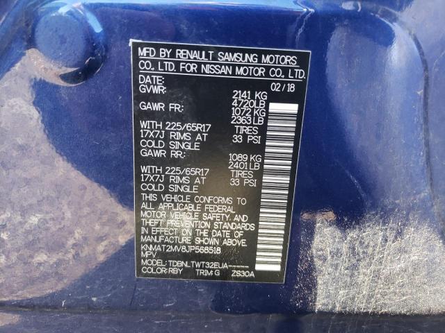 Photo 10 from auction – 2018 NISSAN ROGUE S with VIN KNMAT2MV8JP568518