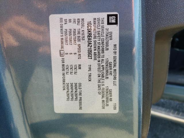 Photo 10 from auction – 2010 CHEVROLET SILVERADO with VIN 1GCSKREA0AZ105627