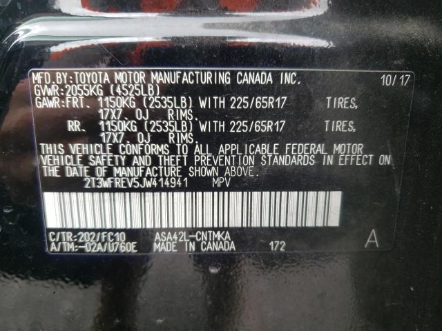 Photo 10 from auction – 2018 TOYOTA RAV4 ADVEN with VIN 2T3WFREV5JW414941