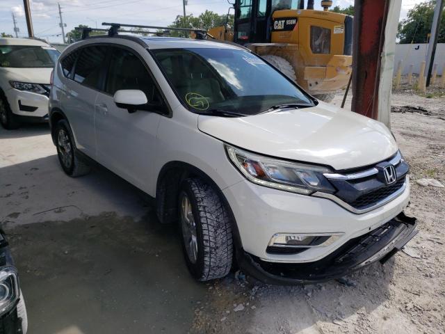 HONDA CR-V EXL 2015 with VIN 5J6RM3H74FL005072 - Photo from auction