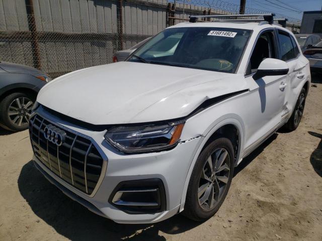 Photo 2 from auction – 2021 AUDI Q5 PREMIUM with VIN WA1BAAFY9M2019143