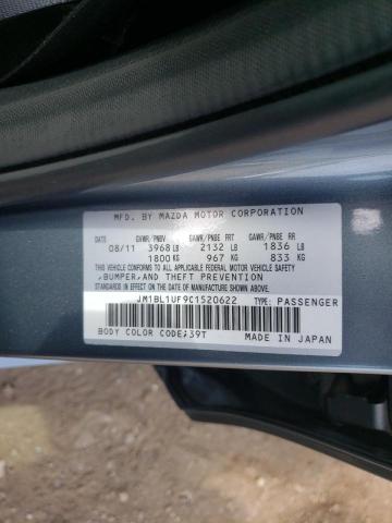 Photo 10 from auction – 2012 MAZDA 3 I with VIN JM1BL1UF9C1520622