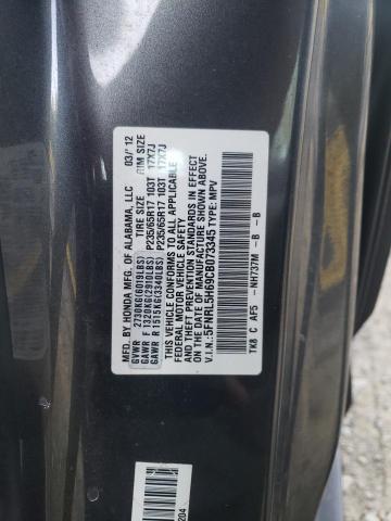 Photo 10 from auction – 2012 HONDA ODYSSEY EX with VIN 5FNRL5H69CB073345
