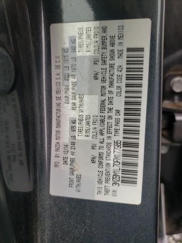 Photo 10 from auction – 2015 MAZDA 3 TOURING with VIN 3MZBM1L70FM177985