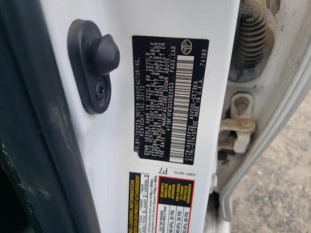 Photo 10 from auction – 2012 TOYOTA CAMRY BASE with VIN 4T1BF1FK3CU562053