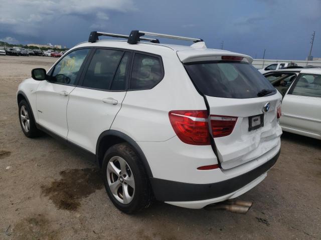 Photo 3 from auction – 2011 BMW X3 XDRIVE2 with VIN 5UXWX5C51BL714875